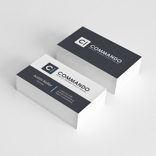 Logo for SF based software company that helps users manage servers (Commando.io)