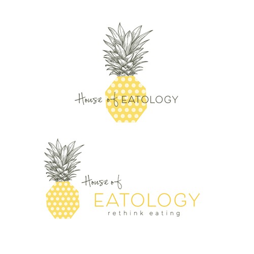 Feminine logo for a nutrition consulting company