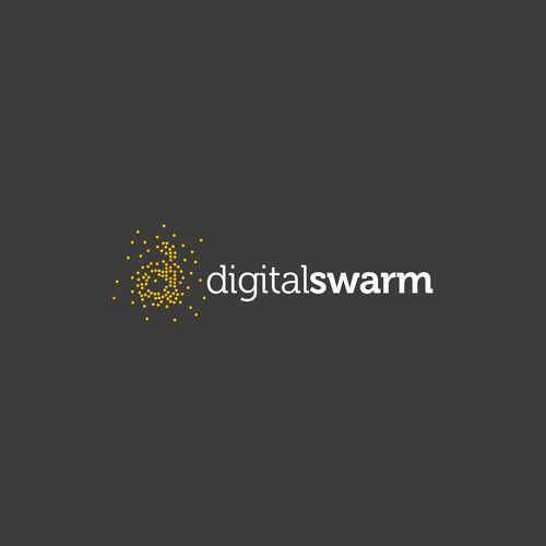 Digital Logo with dotted form