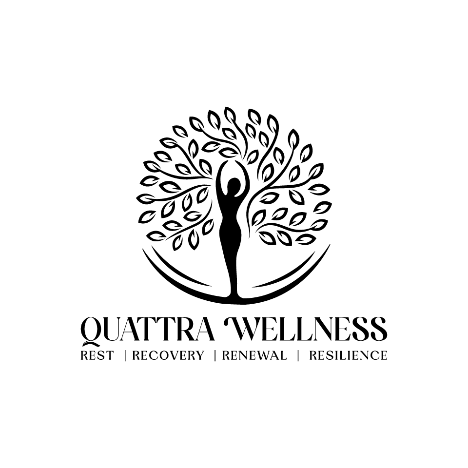 Nourishing & healing logo that shows the 4R aspects needed for deep health