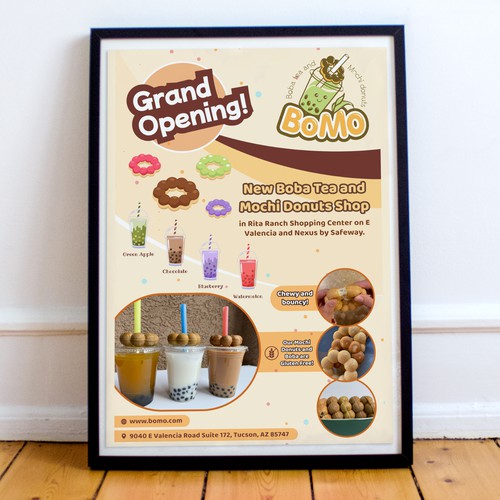 Creative flyer design for a bakery
