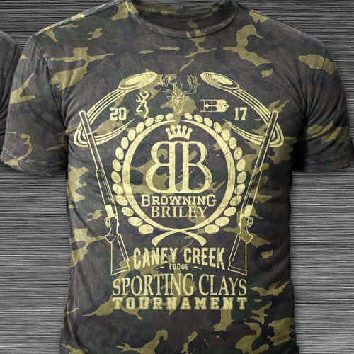 T-Shirt Design Concept for Sporting Clays Tournament