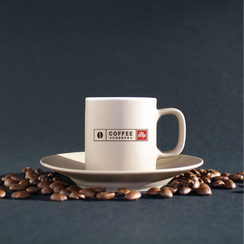 Create "Coffee Corner" brand/sign