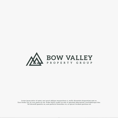 Real Estate logo for mountain life in the Rockies