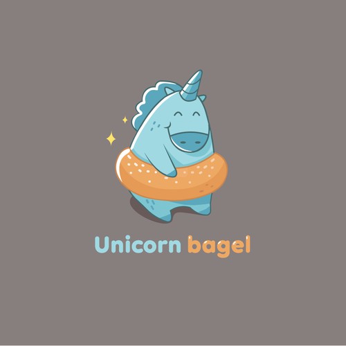 Unicorn Bagel