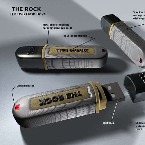 Stylish Industrial Design For USB Drive