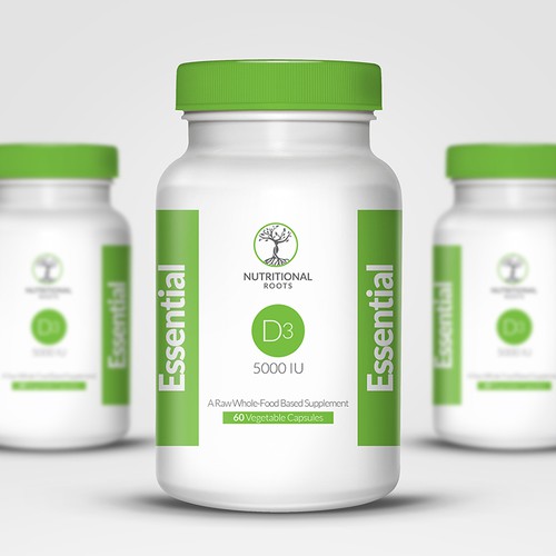 WE NEED YOU: Bold, Simple and Clean Label Design for Supplement Startup