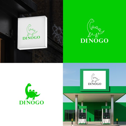 Dinogo Logo Design