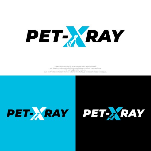 Pet X Ray logo design