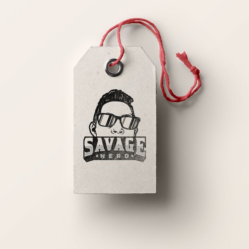 Logo concept for Savage Nerd