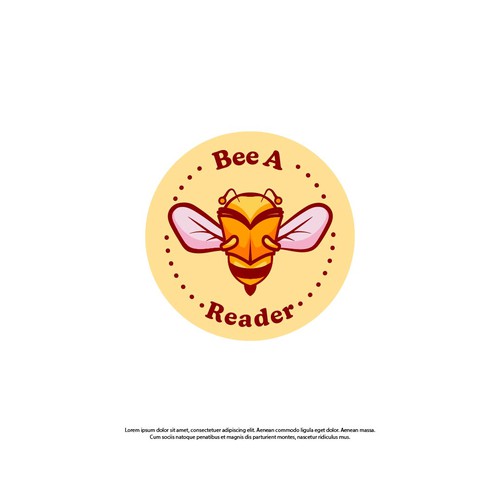 Logo Design Concept for BeeAReader Stationery