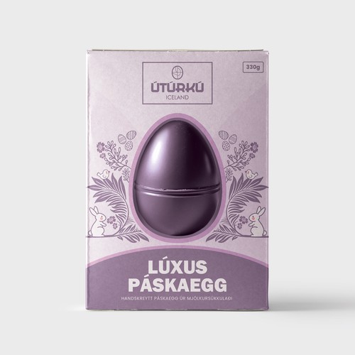 Packaging Design for ÚTÚRKÚ LÚXUS PÁSKAEGG