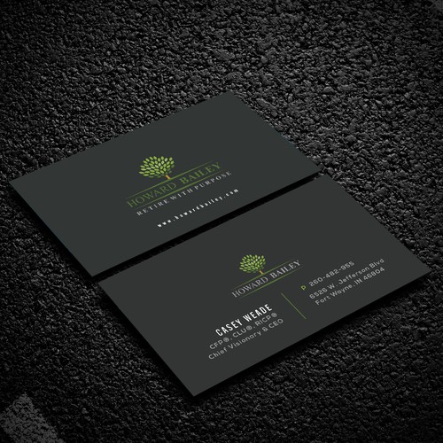 modern, sleek and minimal looking Business card.