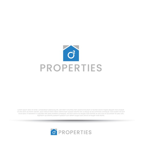 simple modern real estate logo