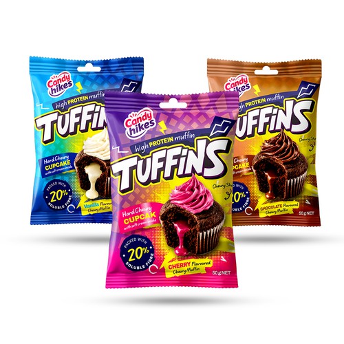 Muffin Bags Packaging - 3 Flavours