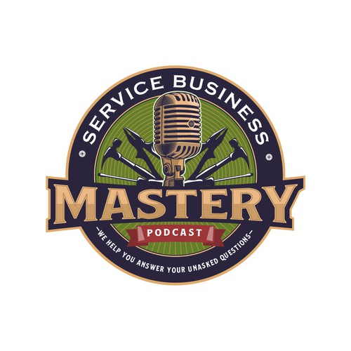 Logo for service bussiness mastery podcast