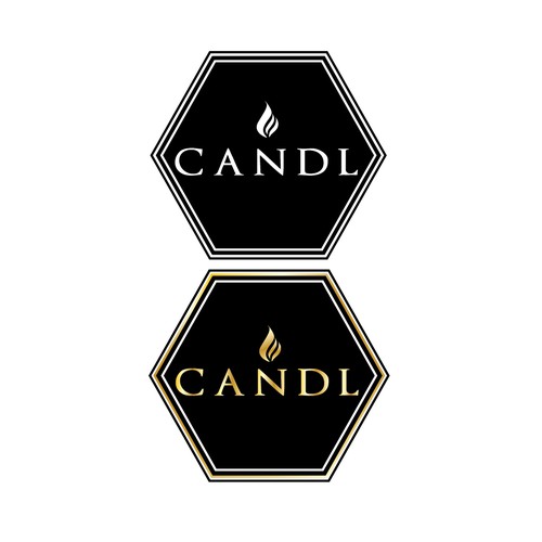 Logo concept for a luxurious candle company 