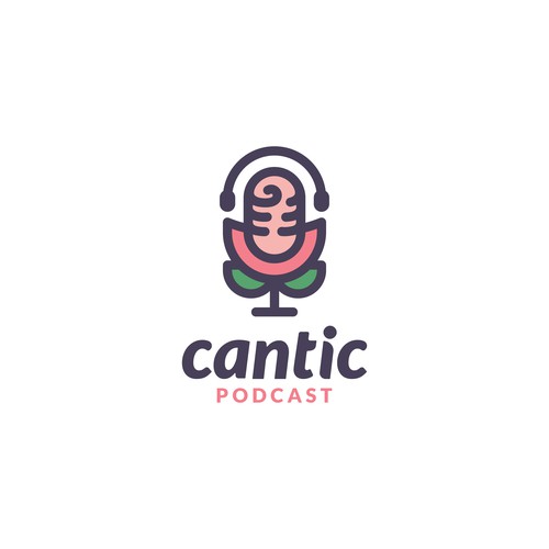 Cantic Podcast Logo Design