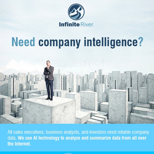  Promotional email for company intelligence database