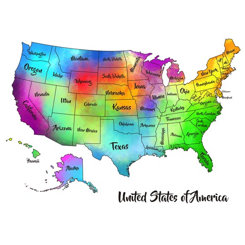 Map of USA