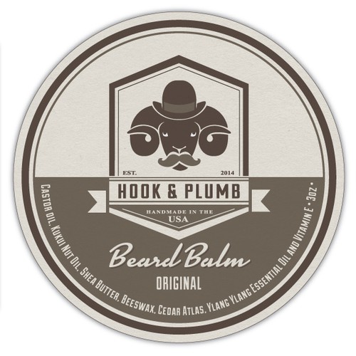 Create Beard Oil and Moustache Wax Product Labels