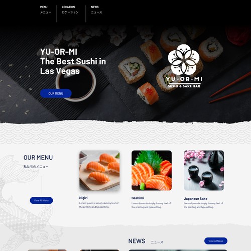 UI for Sushi bar