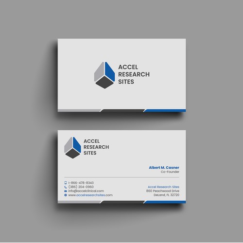 Clean and modern business card