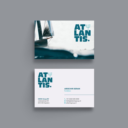 Elegant Business card for Atlantis