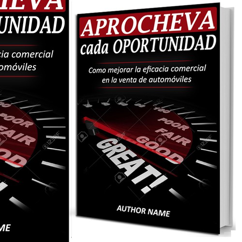 Create a stunning e-book cover for the automotive retail industry