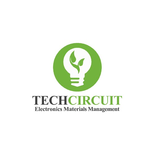 Logo Design for TechCircuit - An Electronics Recycling Company - Think Environmental Friendly
