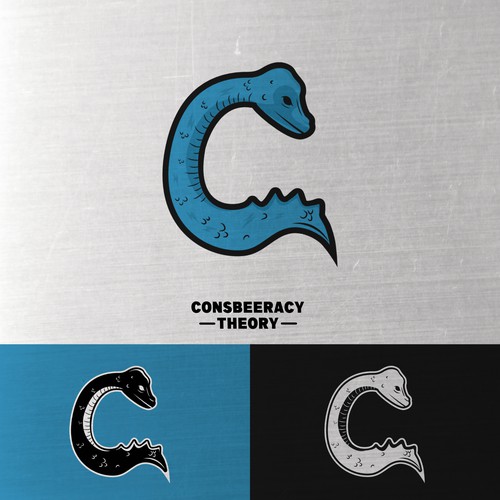 Logo for brewery based on conspiracy theories 