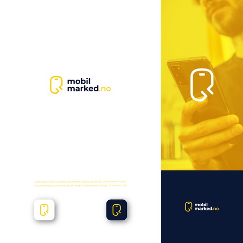 mobilmarked.no Logo Design