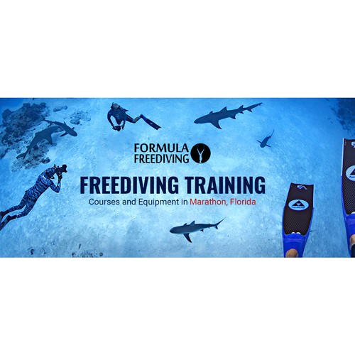 Header for freediving website