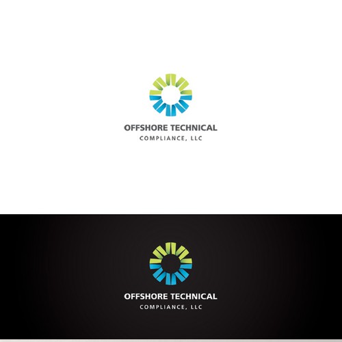 Create a sophisticated yet simple logo for a growing Offshore Oil and Gas Compliance Services Co.