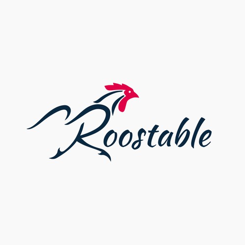 现代而激动人心的徽标想要我们的新网站“ Roostable”