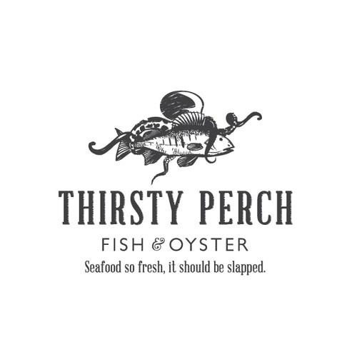 Create the next logo for Thirsty Perch Fish House