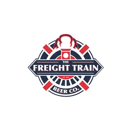 Logo concept for "The Freight Train Beer Co."