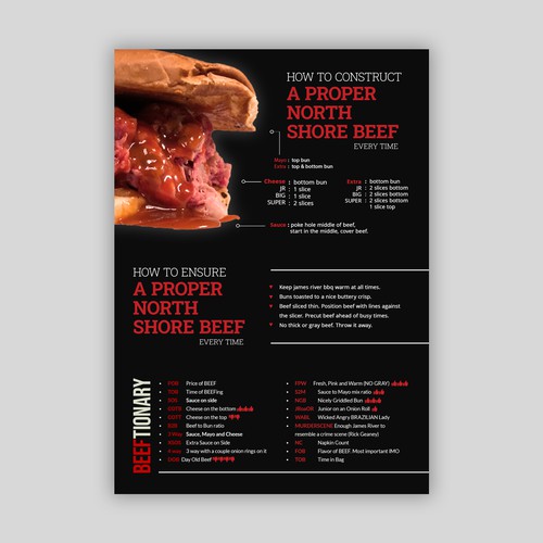restaurent flyer
