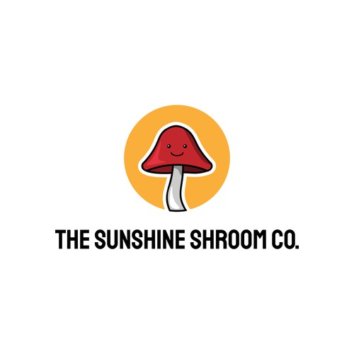Bold playful logo for Mushroom Company