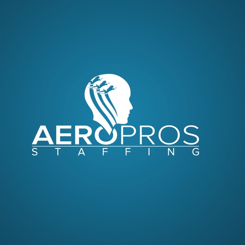 Create a capturing logo for AeroPros Staffing