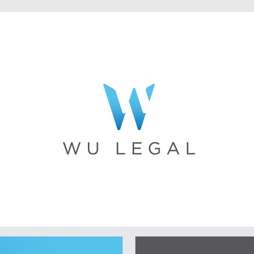 unique lettermark logo for Wushi Legal