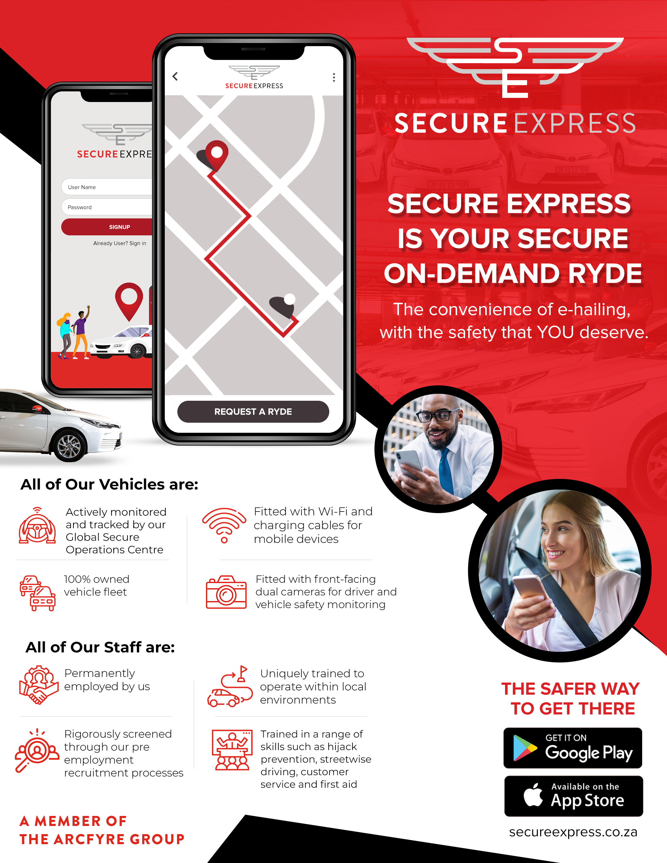 Magazine print ad for awesome transportation startup