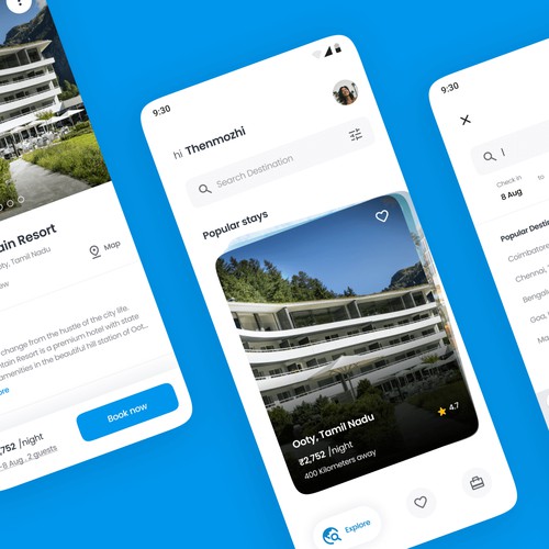 Hotel booking app
