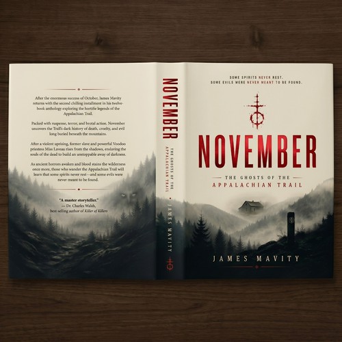 NOVEMBER: The Ghosts of the Appalachian Trail – Book Cover Design