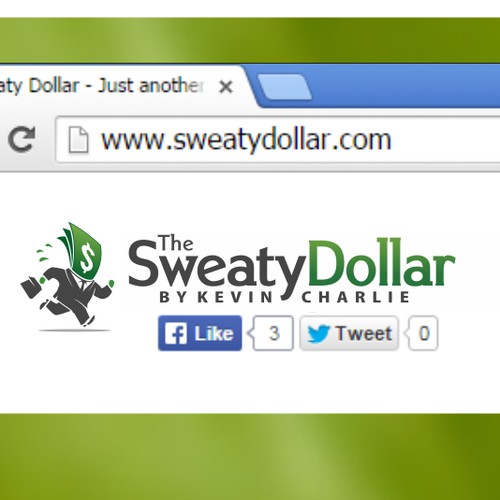 Create a blog logo for SweatyDollar!