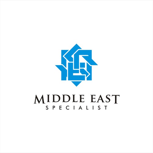 Bold logo for Mid East company