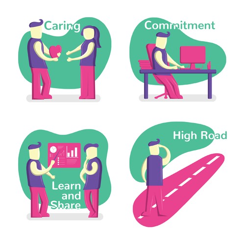 Core Values Illustration