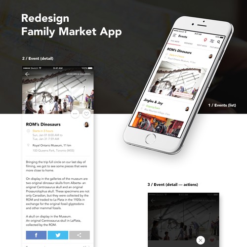 Redesign Family Market App