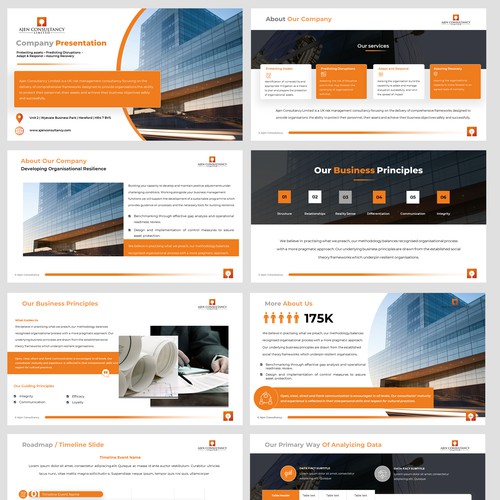 PowerPoint Template for Consulting Company