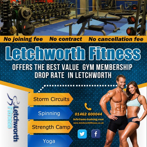 Create a flyer for a gym!